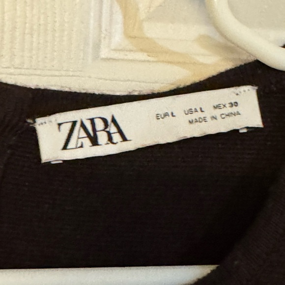 Zara Brown Long Sleeve Sweater Dress - Picture 2 of 3